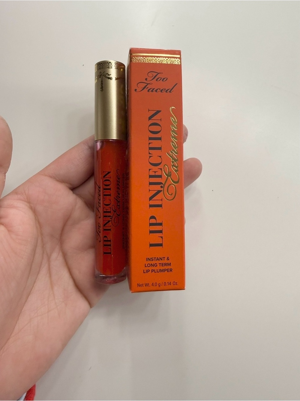 Too Faced Lip Injection Extreme Lip Plumper “Tangerine Dream”